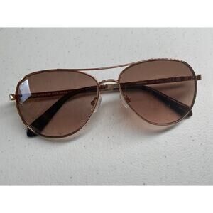 Kate Spade Emmaline Aviator Sunglasses ROSE GOLD w/ Case